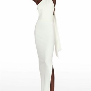 Ivory Khanums Scarf Kara Dress - Size Small